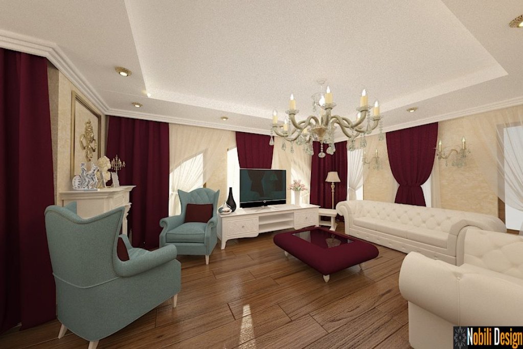 Design interior in stil clasic pentru vila