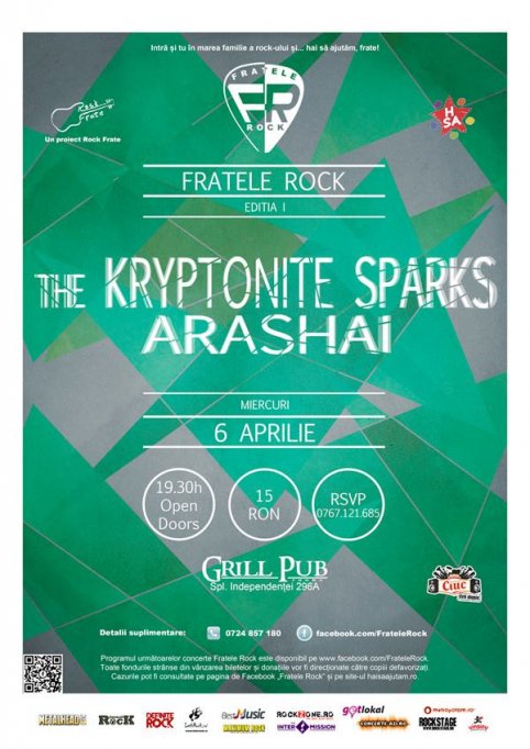 Fratele Rock: The Kryptonite Sparks // Arashai