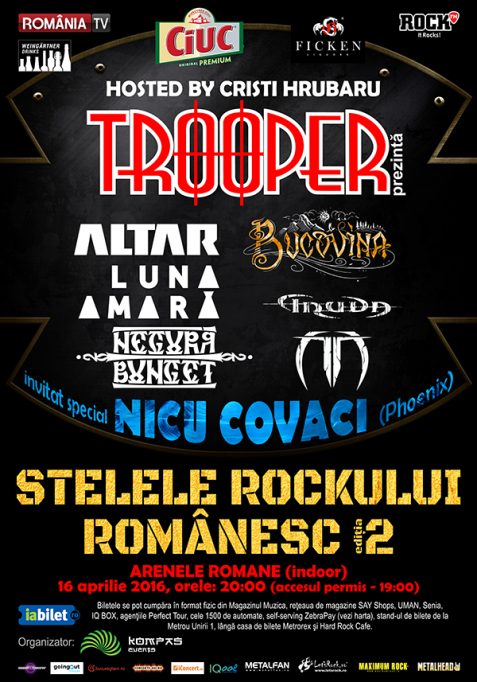 Negură Bunget cântă la Stelele rock-ului românesc – ediția a II-a
