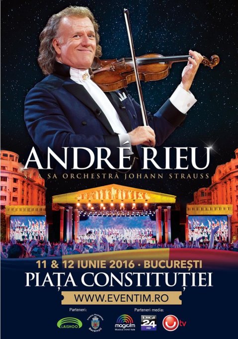 Concertul violonistului ANDRE RIEU din 11 iunie 2016, aproape sold-out