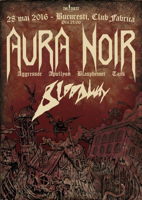 Concert Aura Noir @ Club Fabrica