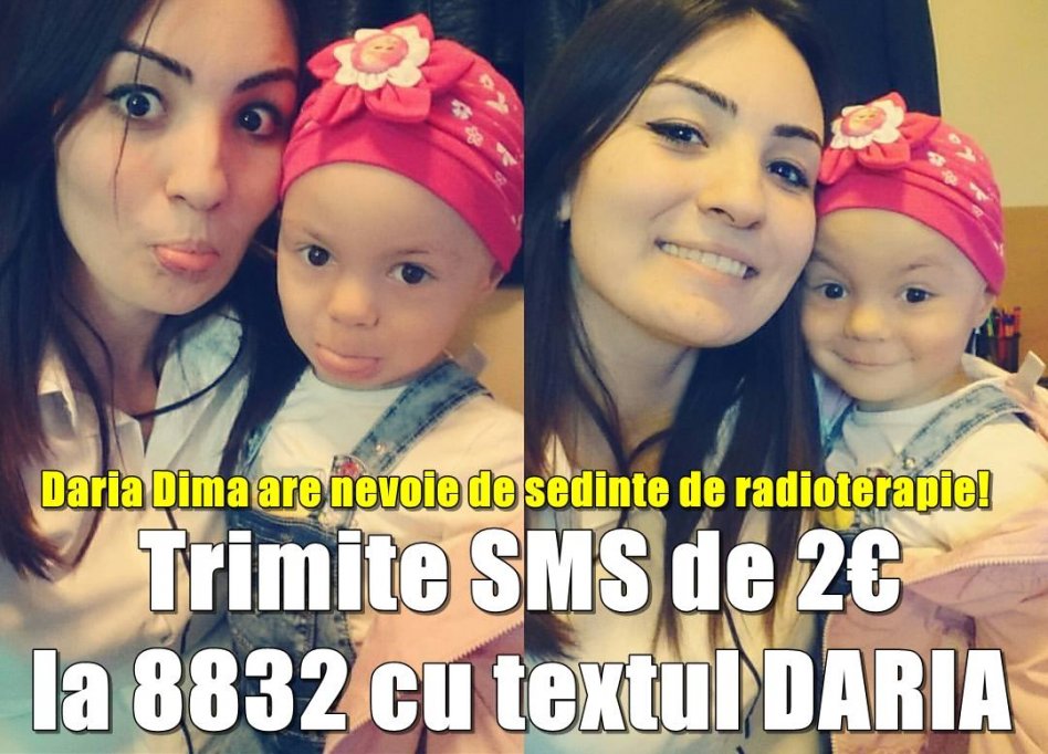 Mesajul emotionant al unei fetite de 3 anisori care lupta pe viata ei