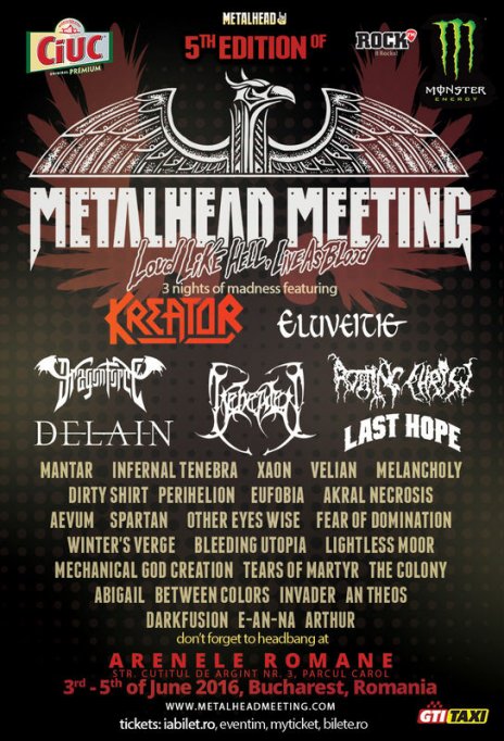 Vineri incepe Metalhead Meeting Festival 2016 in Bucuresti