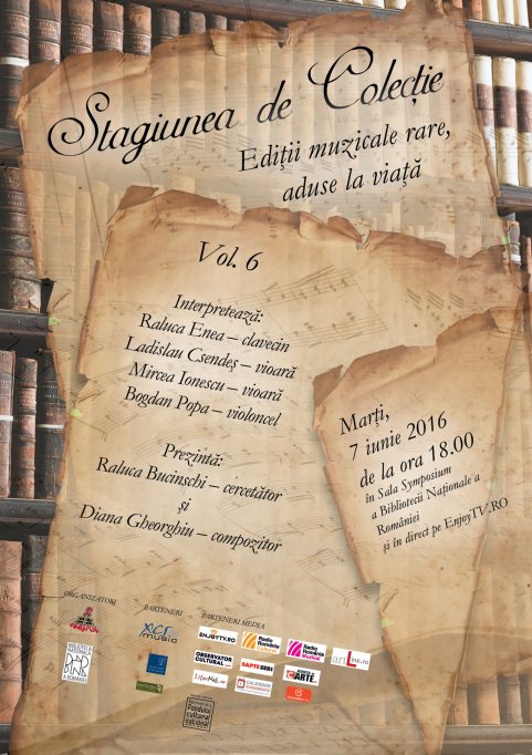 Concert de muzica veche la inchiderea Stagiunii de colectie de la Biblioteca Nationala