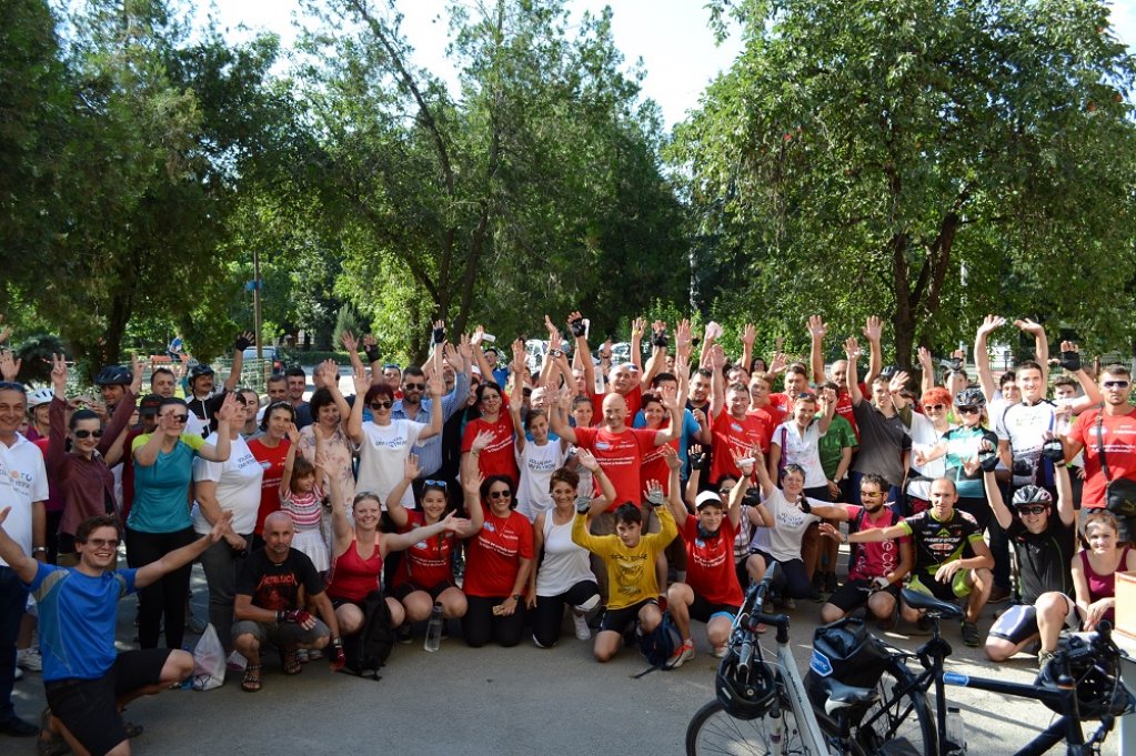 100 cicloturisti au descalecat la Bulbucata si Clejani