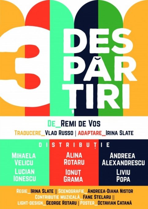 "3 Desparţiri" de Remi de Vos