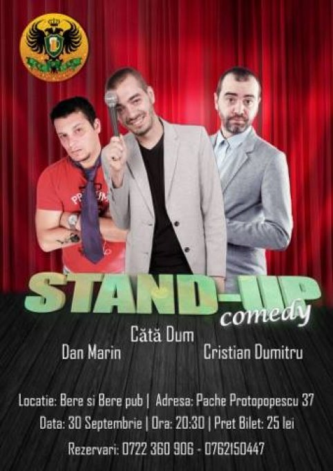 Stand-Up Comedy Vineri 30 septembrie Bucuresti
