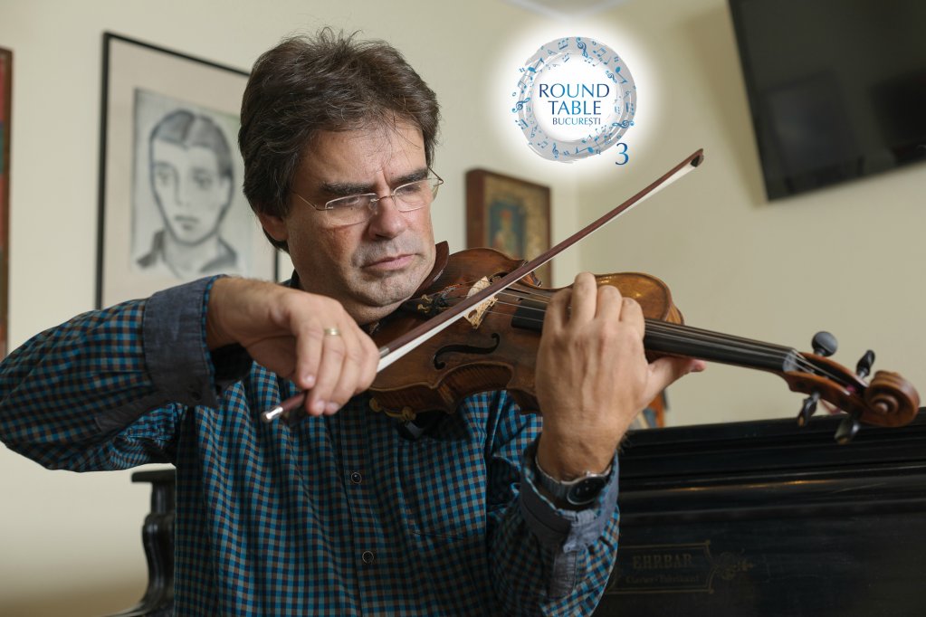Gabriel Croitoru si legendara vioara a lui George Enescu, in recital la Round Table Bucuresti