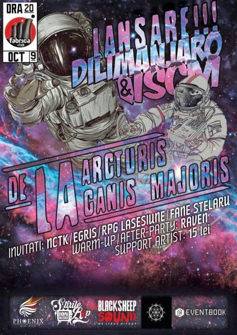 Lansare album Dilimanjaro &amp; ISCM - De la Arcturis la Canis Majoris @ Club Fabrica