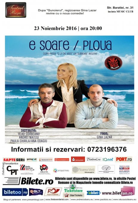 Comedia „E soare/plouă”