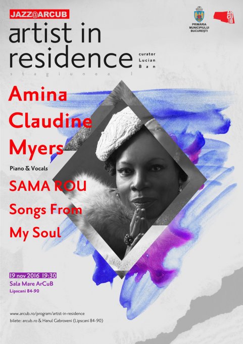 Amina Claudine Myers și noul său album SAMA ROU, în premieră în București, la ARCUB