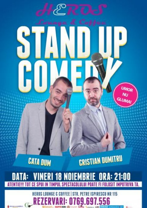 Stand-Up Comedy Vineri 18 Noiembrie Bucuresti | Comedy Brothers