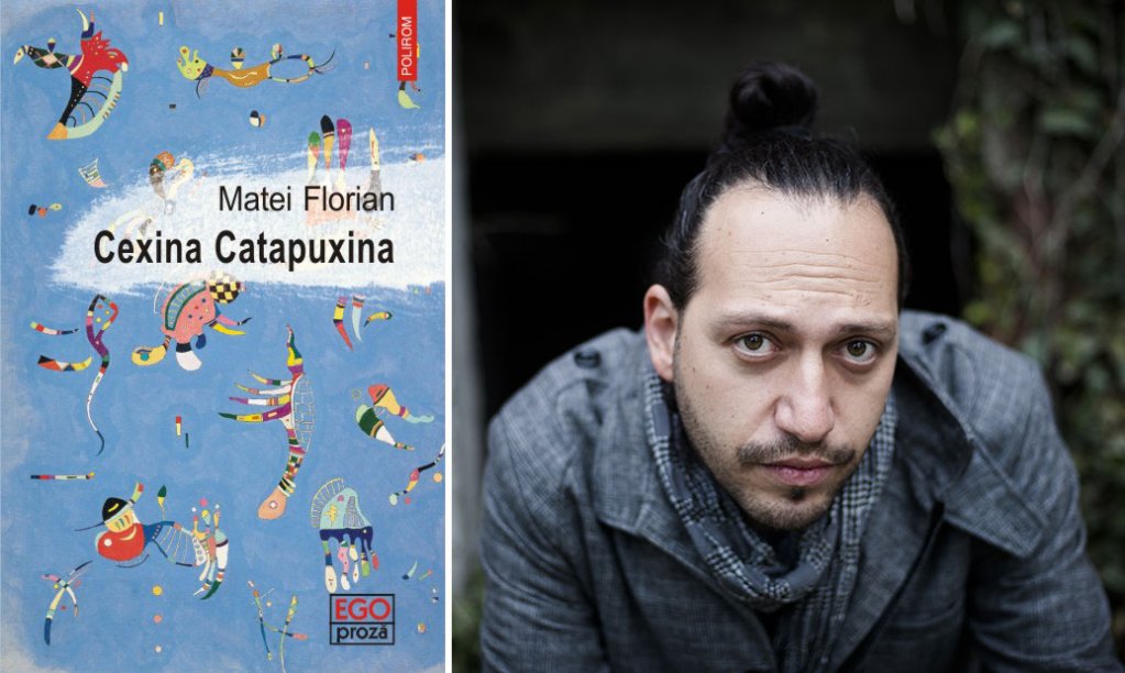 Nicoleta Lefter şi Matei Florian citesc din romanul Cexina Catapuxina la Café Verona