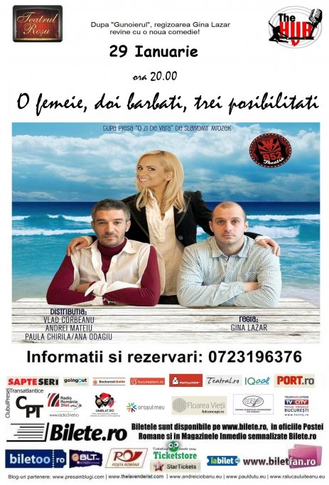 Comedia „O femeie, doi bărbați, trei posibilități”