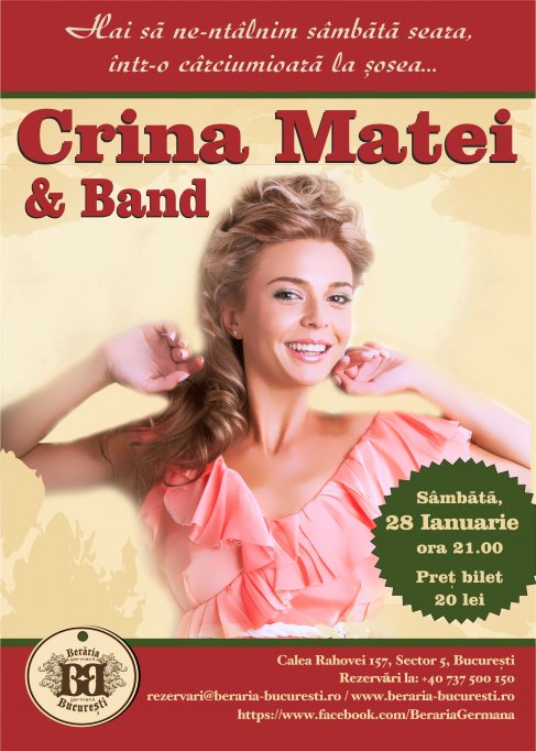Concert Crina Matei & Band