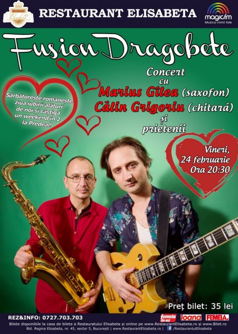 Fusion Dragobete - Concert Marius Gilea, Calin Grigoriu & Friends