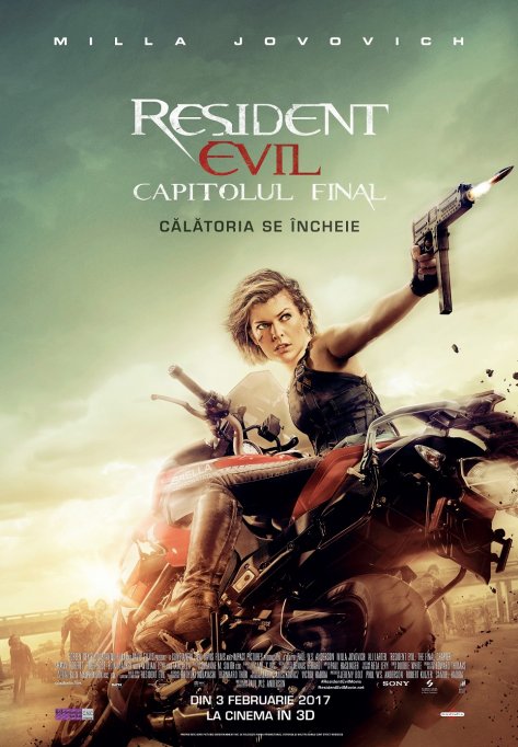 “Resident Evil. Capitolul final” Sfârșit apoteotic al seriei, la cinema