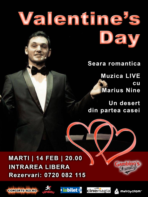 Valentine's Day in Gambino`s Family Restaurant