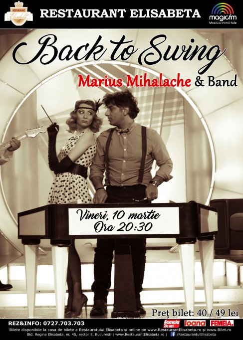 Back to Swing - Concert Marius Mihalache & Band