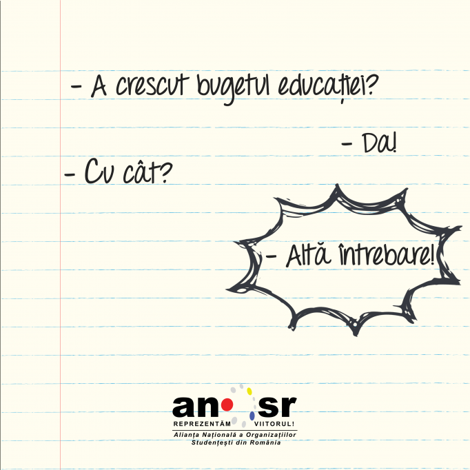 Studenții solicită un buget mai mare pentru educație