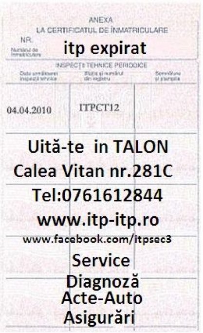 ITP in Bucuresti