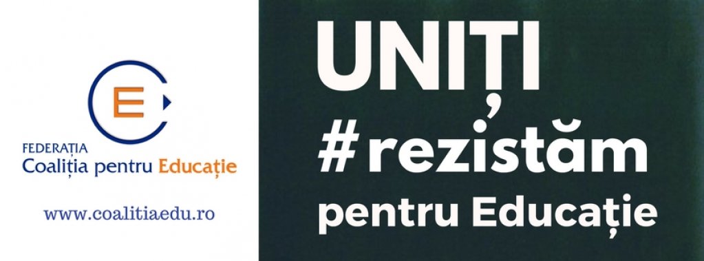 Coaliția pentru Educație: Uniți #rezistăm pentru Educație