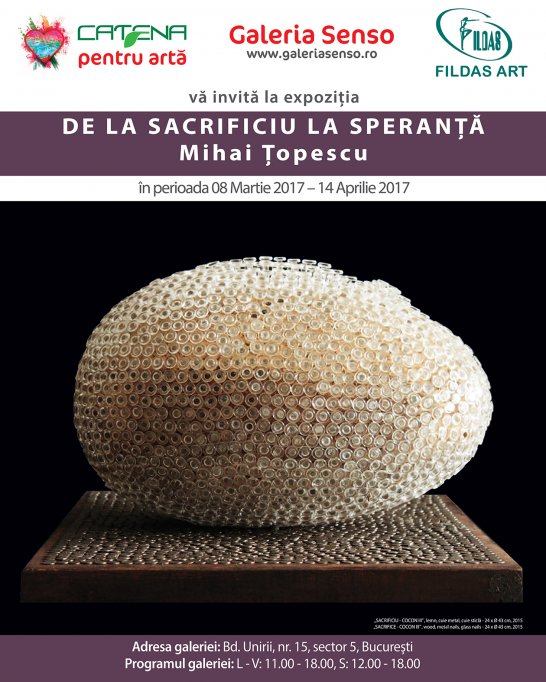 Vernisajul expoziției ”De la sacrificiu la speranță” de Mihai Țopescu