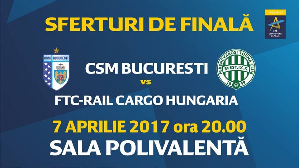 CSM Bucuresti - FTC Rail Cargo