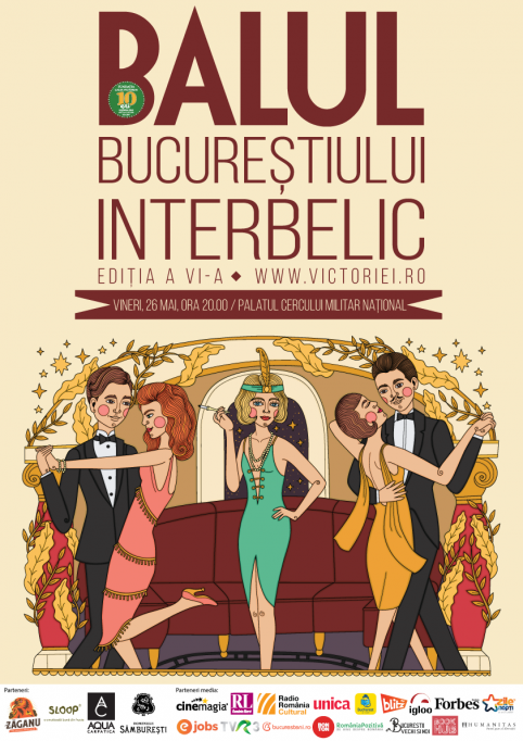 Invitație la Balul Bucureștiului Interbelic - Ediția a VI-a