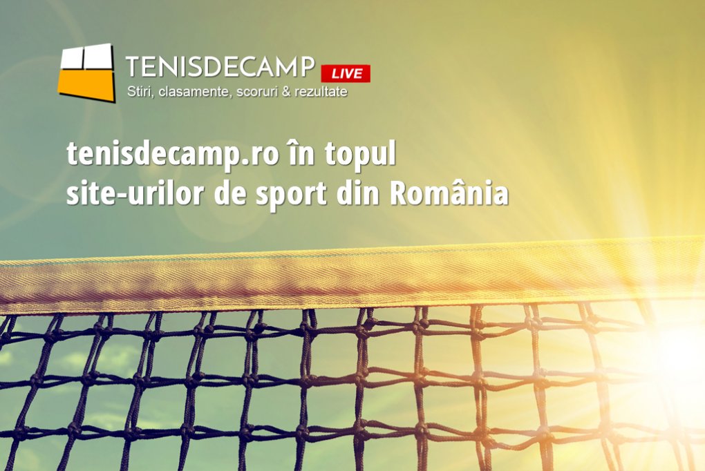 tenisdecamp.ro în top 5 site-uri de sport din România