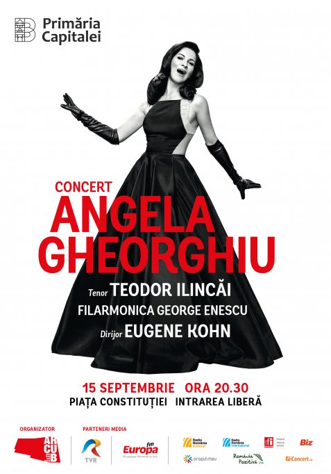 Concert extraordinar susținut de soprana Angela Gheorghiu cu ocazia Zilelor Bucureștiului