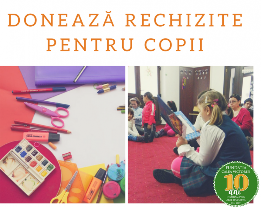 Caiete, cărți și ghiozdane – Rechizite pentru copiii de la Centrul de zi Sfânta Sofia