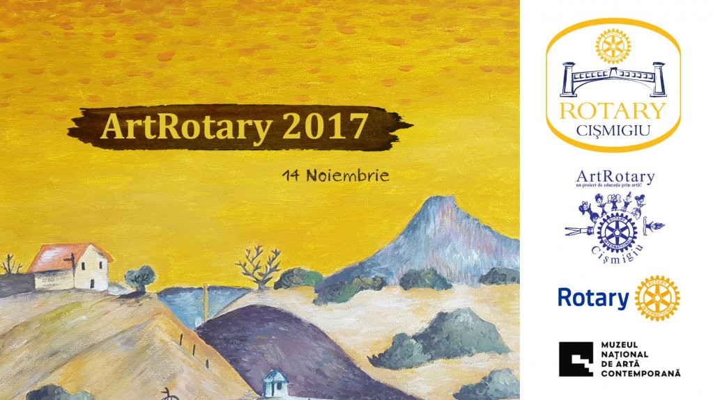 Vernisajul de pictură ArtRotary, proiect de educație prin artă la MNAC