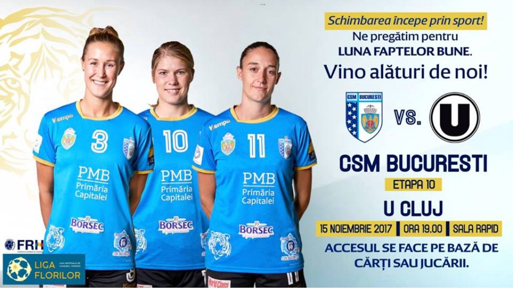 CSM Bucuresti - U Cluj