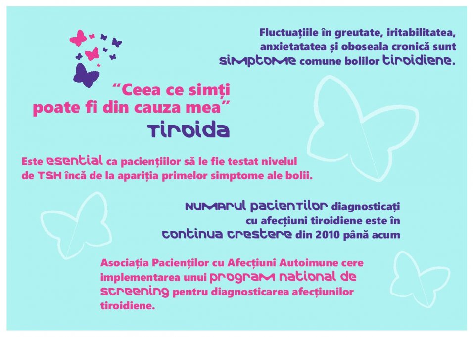 „Ceea ce simți poate fi din cauza mea”, Tiroida