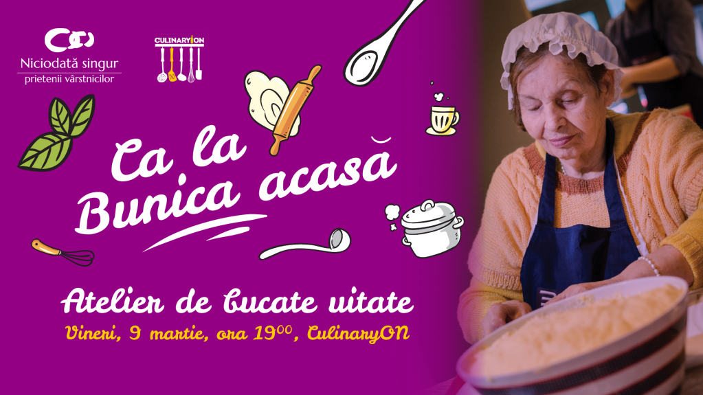 „Bucatele uitate” se redescoperă la atelierul de gătit „ca la Bunica acasă”
