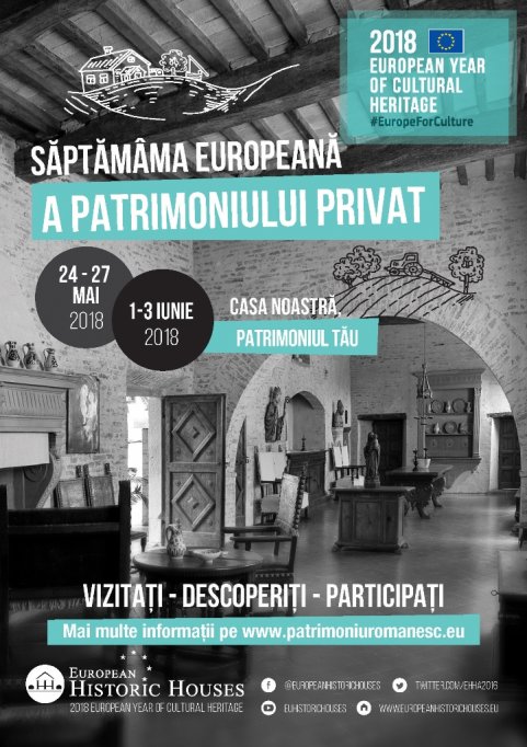 Săptămâna Europeană a Patrimoniului Privat, în premieră și în România
