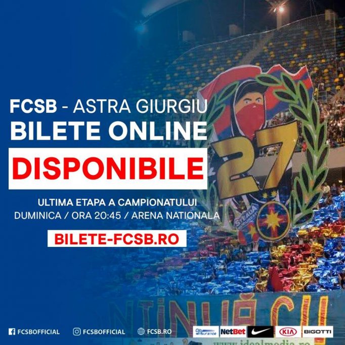 Steaua Bucuresti - Astra Giurgiu