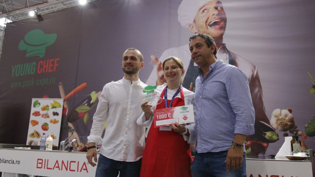 Ioana Bogdan a castigat trofeul YOUNG CHEF si premiul de 1000 de euro