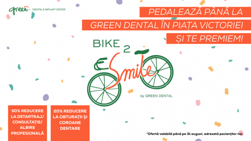 Bike 2 Smile – Mergi cu bicicleta și primești reducere la stomatolog!