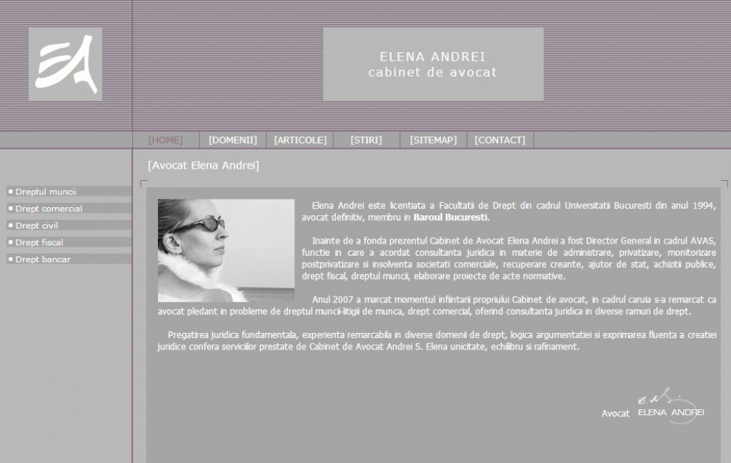 Cabinet avocatura Andrei Elena
