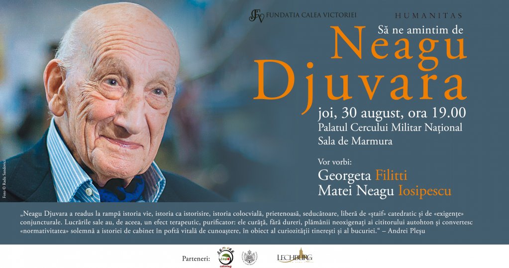 Să ne amintim de Neagu Djuvara: 102 ani de la naștere
