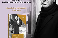 Éric Vuillard, laureatul Premiului Goncourt 2017, vine în România