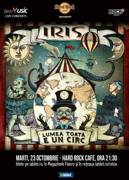 Trupa IRIS lansează albumul "Lumea toată e un circ"