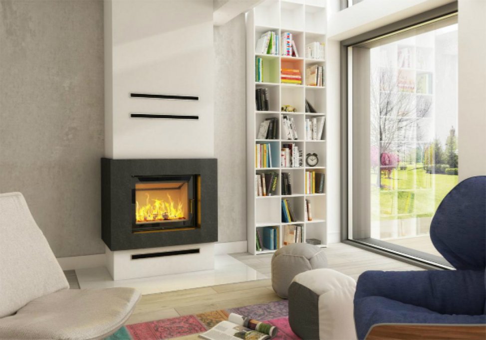 Obtine un living perfect, cu un semineu de efect