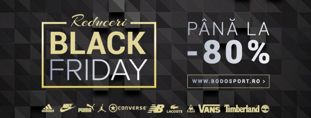Black Friday la echipament sportiv