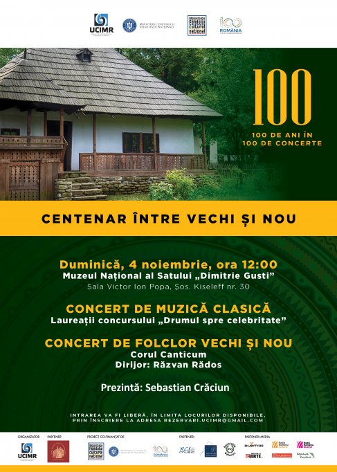 Concert „Centenar intre vechi si nou”