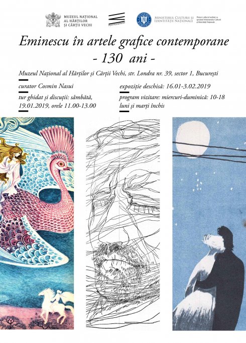 Eminescu in artele grafice contemporane
