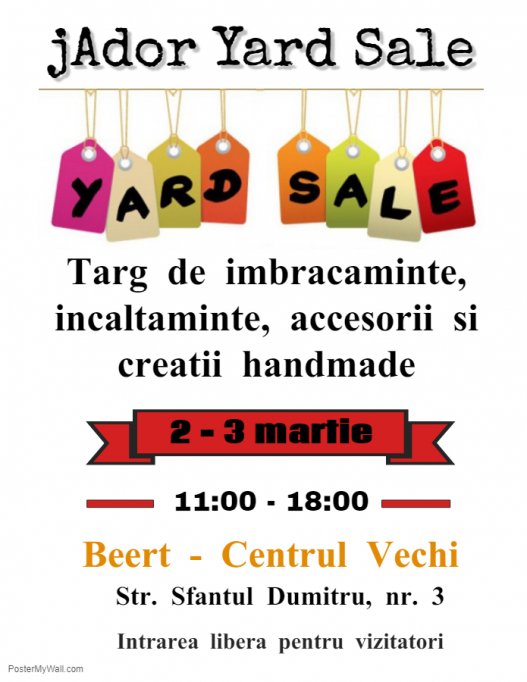 jAdor Yard Sale - targ de lucruri cu personalitate, pentru pasionatii de shopping