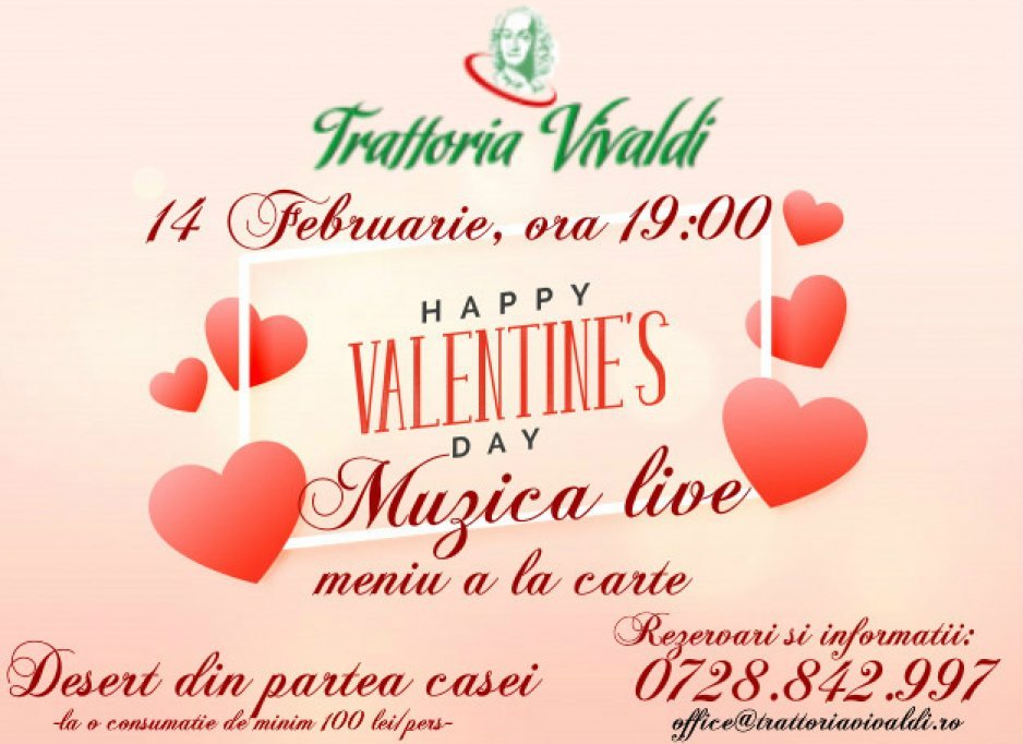 Valentine's Day 2019 la Trattoria Vivaldi
